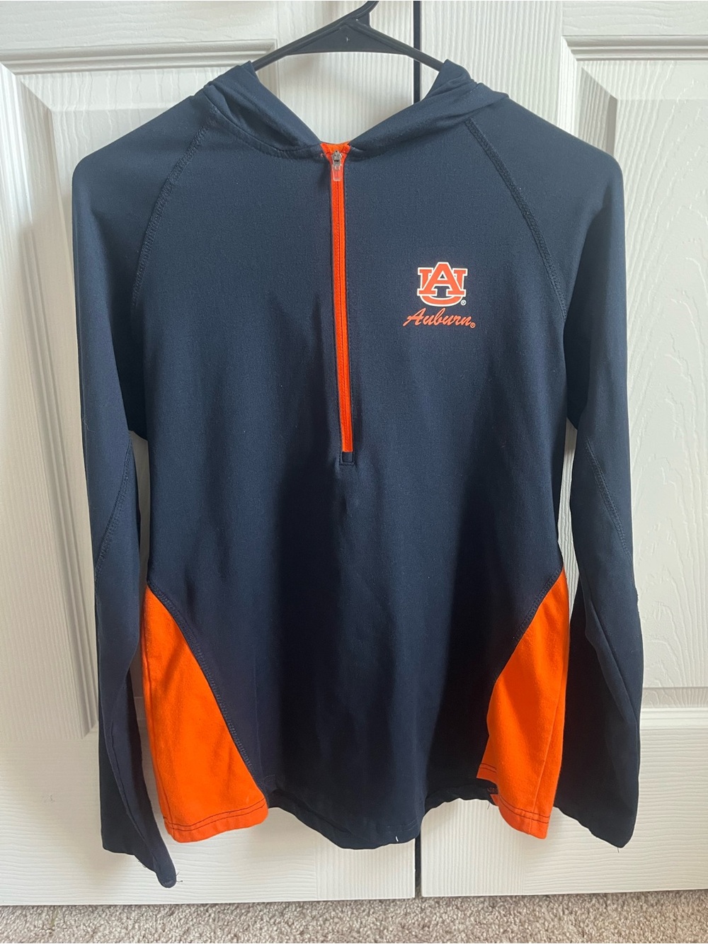 Auburn Navy and Orange Hoodie Pullover